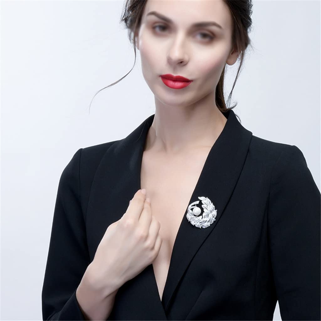Engel Imitation Perle Brosche Weiblichen Koreanischen Pin Strickjacke Taste Elegante Temperament Corsage Mantel Mantel Zubehör