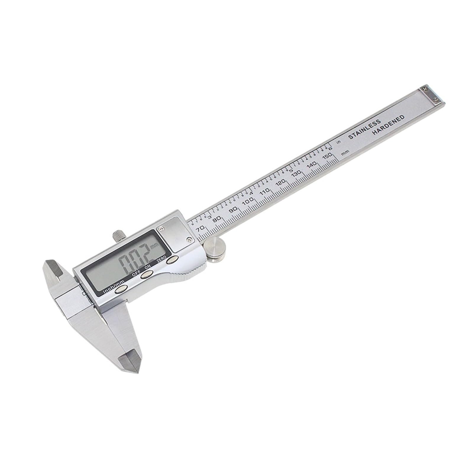 SWENEEN High Precision Electronic Digital Vernier Caliper 6 Inch 150Mm Stainless Steel Metal Micrometer Measuring Instruments Tool,