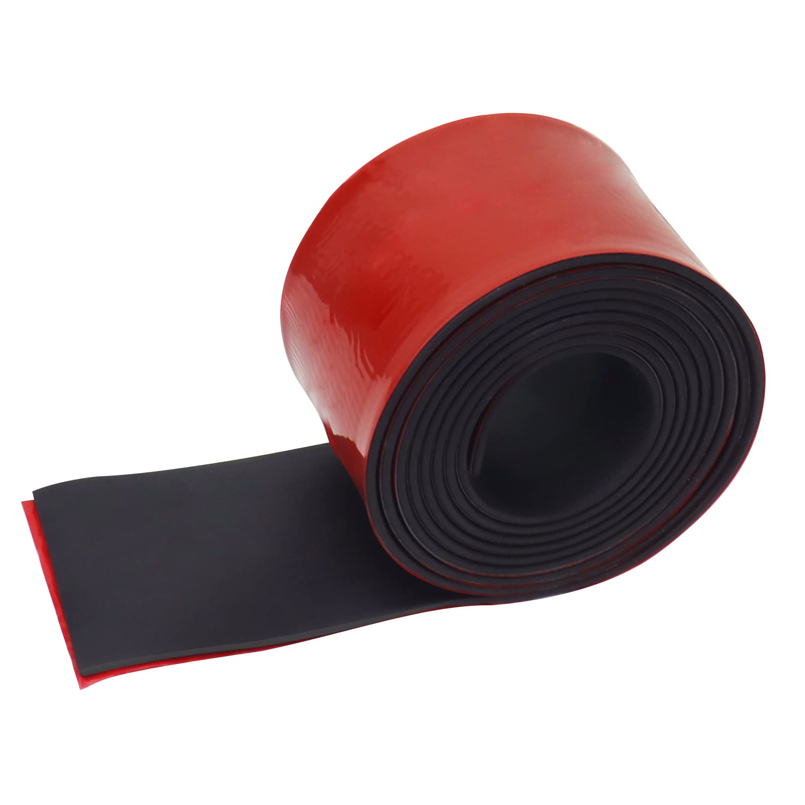 VUAOHIYRubber Strips with Adhesive Backing 4 in x 1/8 in x 10 FT Neoprene Gaskets and Seals, Rubber Sheets, Rolls & Strips for Gaskets Pads Seals Crafts Protection