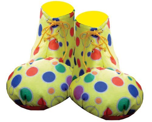 Dress Up America déguisement chaussures de clown - Bleu (multicolore) - Taille unique(enfant)