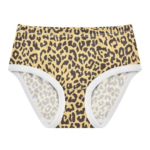 Girls' Underwear Leopard Print Cotton Stretch Comfort Toddler Panties