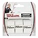 Wilson Pro Overgrip Empuñaduras de de Squash y Repuesto, 3 Unidades, Unisex, Blanco