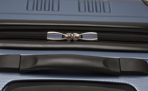 Image of Rockland London Hardside Spinner Wheel Luggage, Blue, 3-Piece Set (20 /24 /28)