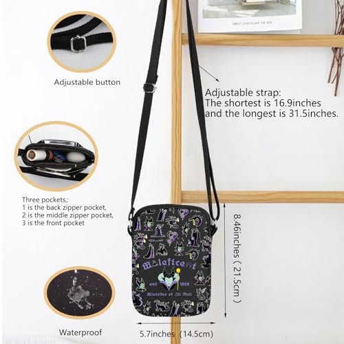 Villains Queen Crossbody Bag Villains Fan Gift Est 1959 Shoulder Bag Evil Queen Gift2