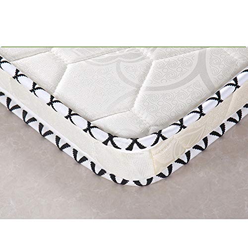 Wjxboos DSGDSB Tatami Tri-Fold Mattress, Thick 3E Coconut Palm Mattress Pad Orthopedic Coir Sleeping Mat Firm Feel Quiet Guest Bed Floor Mat-White 135X190Cm thumb #5
