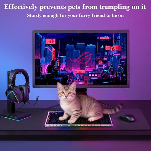 Protector Transparente para Teclado Geekria Compatible Logitech y Corsair miniatura 2