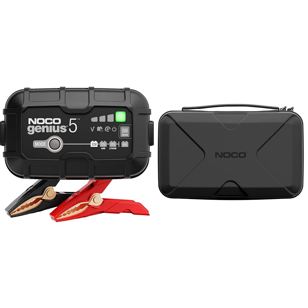 NOCO GENIUS5EU & GC040 Universelle Eva-Schutzhülle für GENIUS1, GENIUS2, GENIUS5 und GENIUS10 Smart-Batterieladegeräte.