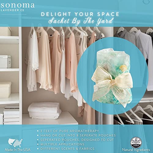 Sonoma Lavender Co, Sachet by The Yard, Fresh Ocean Air Fragrance, Essential Oils, for Home, Bath Room and Closet - Image 3