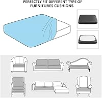 Vista 7 de Funda universal para sofá modular en forma de L, funda de cojín para sofá de sala de estar, fundas de sofá esquinero, protector de muebles