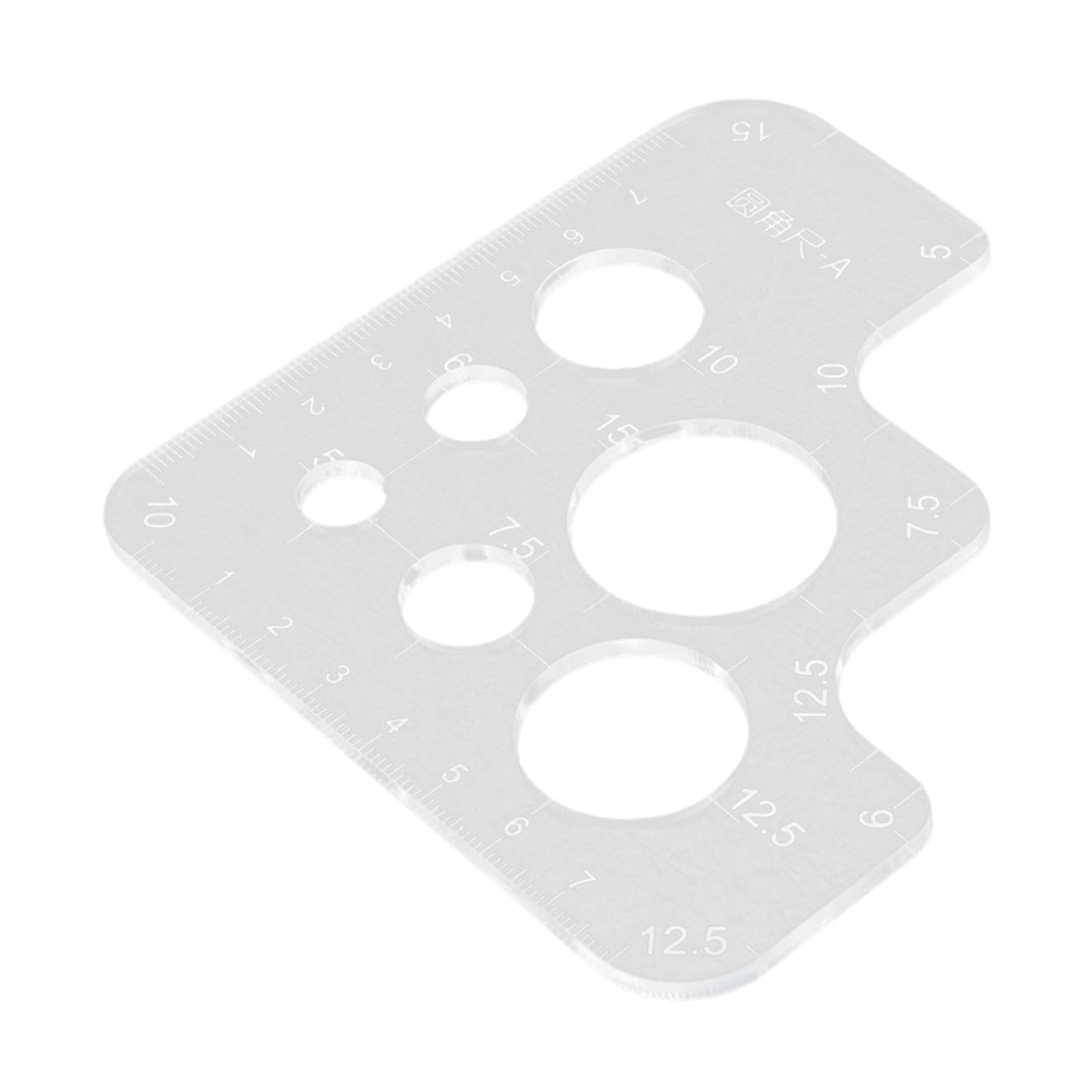 Bnf® Round Corner Stitching Ruler Stencil for Leather Craft Women's Handbag Adult 10.5cmx10cmx0.4cm|Crafts|Leathercrafts|Leathercraft Tools|Leather Measuring Tools-picture-14