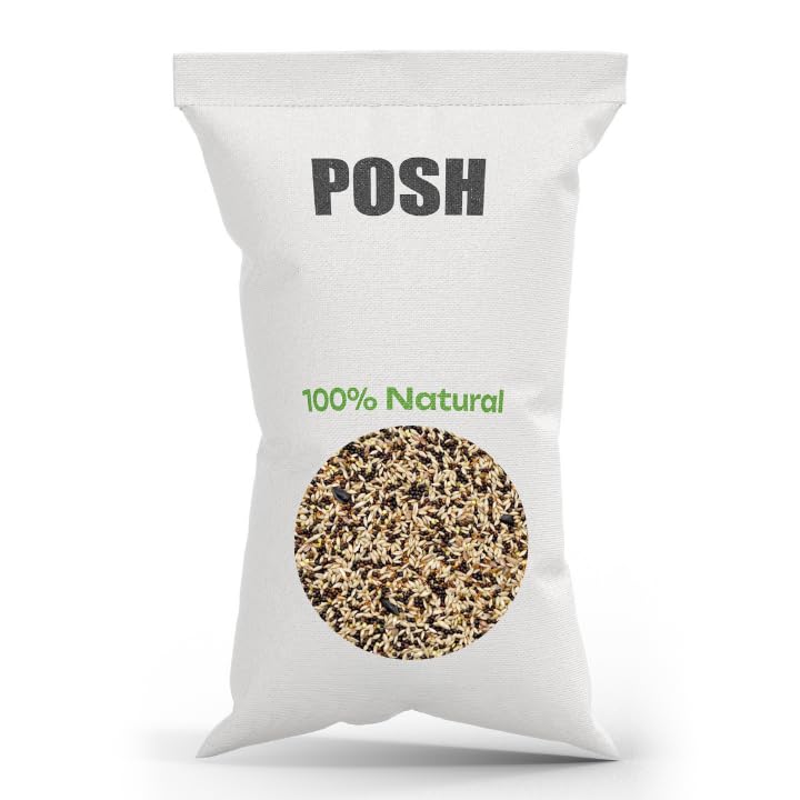 POSH Nourriture pour canaris - Mélange de graines et oméga-3 - 10 kg - Naturelle - Riches en protéines - Sans additifs artificiels