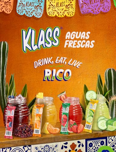 Klass Aguas Frescas Hibiscus Berries, 10 On-The-Go Packets (Pack of 4)