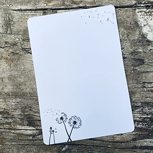 Briefpapier Pusteblume DIN A5 I Set Briefpapier/Umschläge