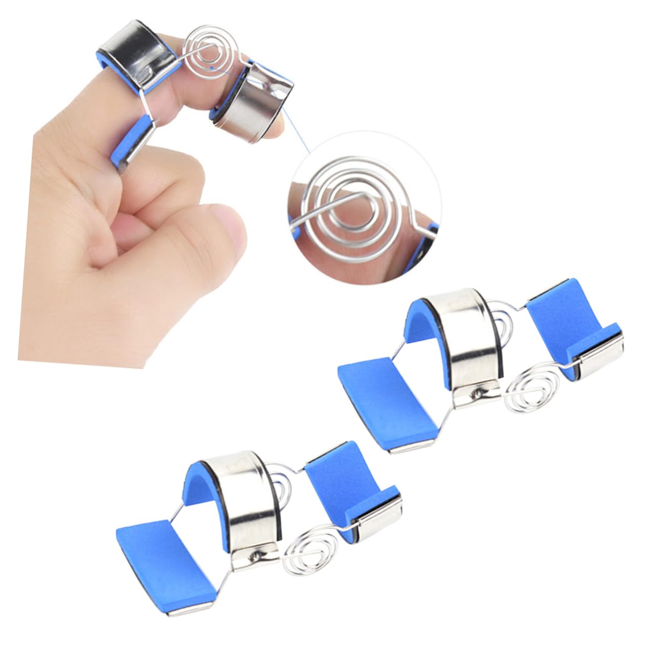 Gogogmee Finger Brace Hand Brace Finger Support Spring-coil Extension Splint Riser for Joint Stretch Size l