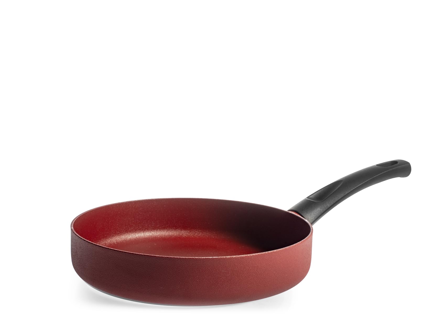 H&H Absolute Red Aluminum Frying Pan With Nonstick Pfluon Coating