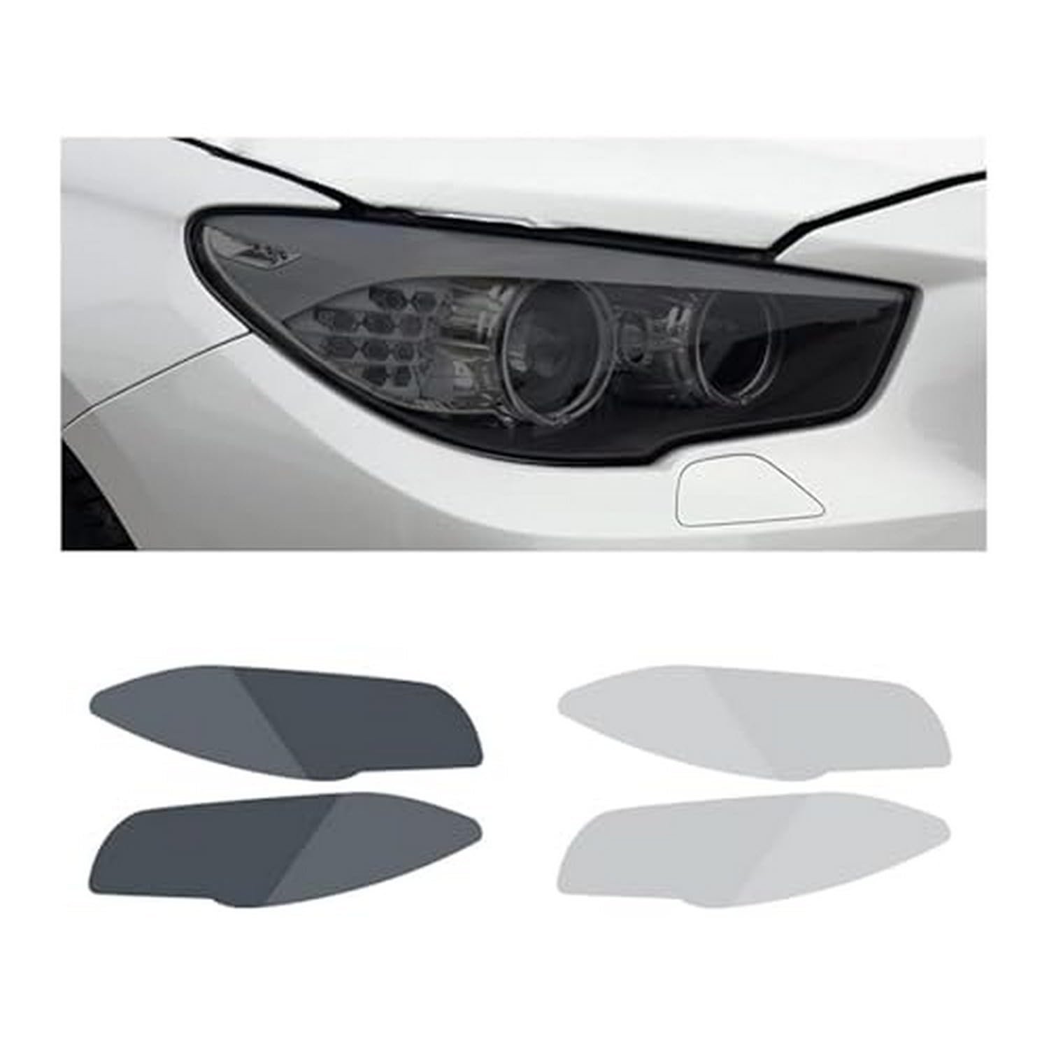 Película protectora para faros delanteros de BMW F10 en TPU transparente premium