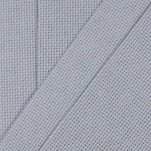 Image of KCS 4 /6 pc of 12 inch x 18 inch 30cmx45cm 18CT Counted Cotton Aida Cloth Cross Stitch Fabric (Light Grey, 4 pc)