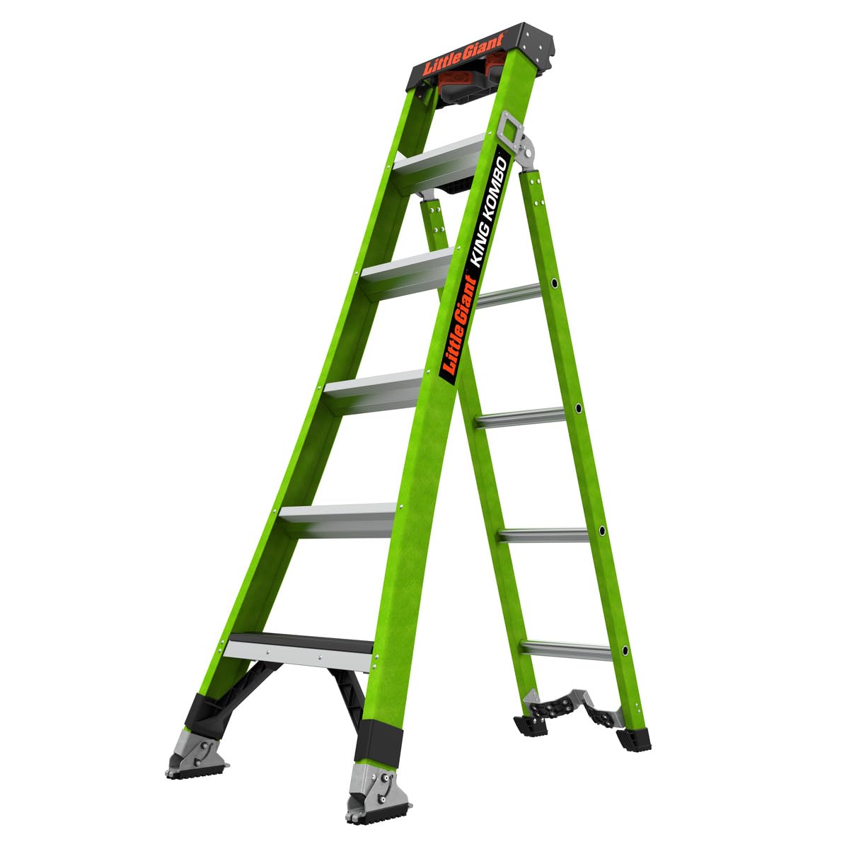 Little Giant Ladder Systems 13906-074 King Kombo 3-in-1 Ladder, Green