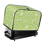 2 Scheiben Toaster Abdeckung mit Taschen Elegante Toaster Abdeckung für Küche Toaster Zubehör für 2 Scheiben Toaster Frauen