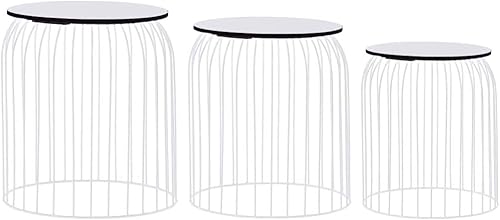 Miniatura 1 de Mesas de centro de 3 piezas, mesa de té, mesas de acento, Mesa de Centro para Sala, Mesas de centro rústicas para sala de estar, mesa de centro