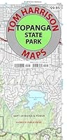 Topanga State Park Trail Map: Topanga, Will Rogers, Tuna Canyon, Backbone Trail, Red Rock Canyon, Temescal Gateway: Shaded-Relief Topo Map 1877689858 Book Cover