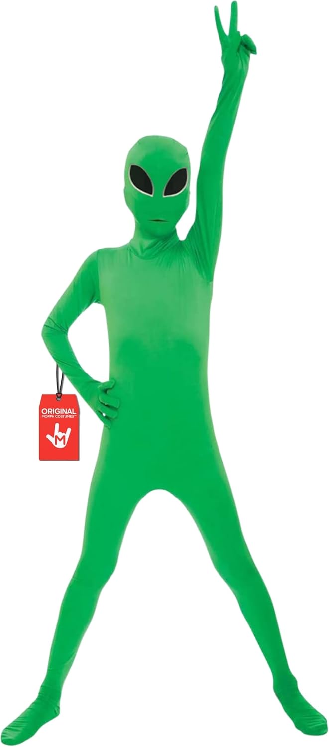 Disfraz de extraterrestre morphsuits para ni os disfraz de extraterrestre  verde para ni os disfraz de halloween