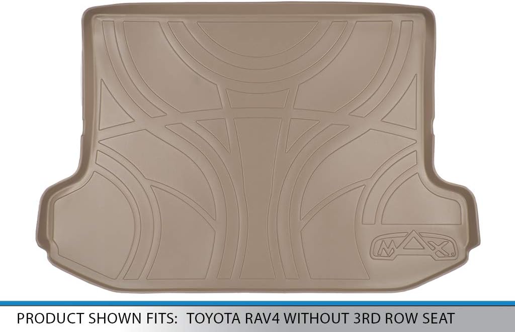 SMARTLINER All Weather Custom Fit Cargo Trunk Liner Floor Mat for 2006-2012 Toyota RAV4 - Image 3