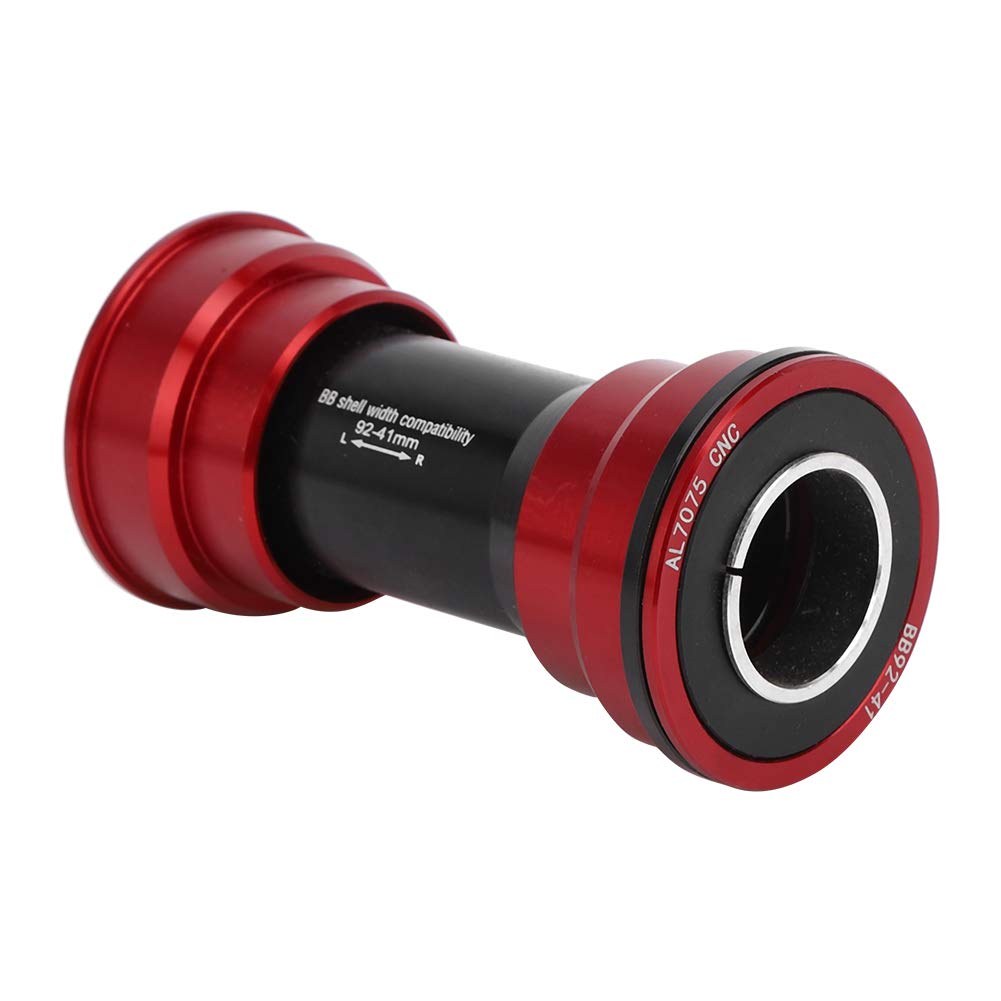 RiToEasysports BB91 BB92 Suport Rowerowy, łożysko Ceramiczne z Aluminium CNC 6061, Zintegrowane Koło z Pustym łańcuchem, z uszczelką silikonową i technologią (Ceramiczny wspornik dolny, wciskany,