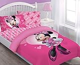 Disney Minnie Happy Helper Twin Comforter Set w/Fitted Sheet