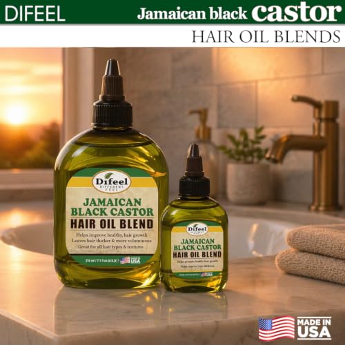 Image of Difeel Jamaican Black Castor Hair Oil Blend 7.1 oz.