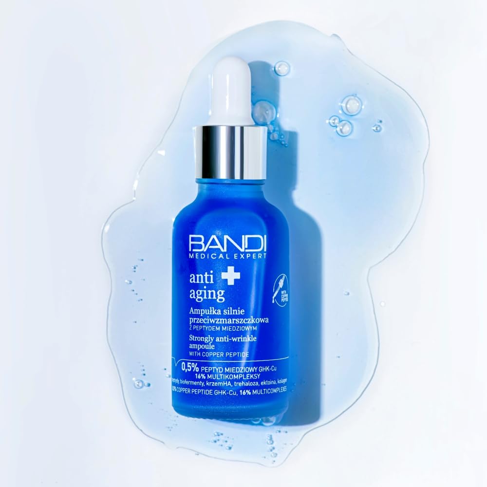 Bandi Copper Peptide Ampoule Anti-wrinkle Serum for Enhanced Skin Density and Firmness with Peptides and Bioferments Moisturising Complexion Renewal Formula - Image 3
