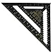 VINCA Rafter Triangle Square, ARLS-12 12 inch, Aluminum Black Finished