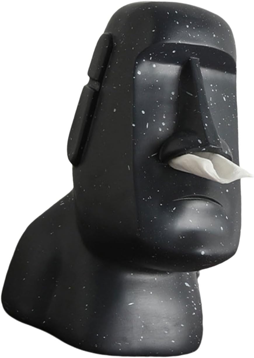 Abstract Art Sculpture Tissue Box Covers Resin Napkin Holder for Kitchen Paper Towel Dispenser Bathroom Decoration