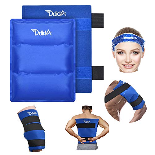 Ice Packs for Injuries Reusable Gel 11x14.5