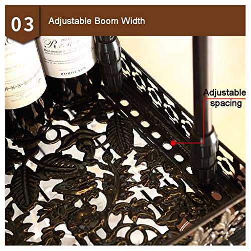 Porte-bouteille de café suspendu vintage pour bar de cuisine moderne