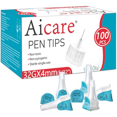 Pen Tips 32G x 4mm Universal Fit 100/bx Comfortable Extra-Thin