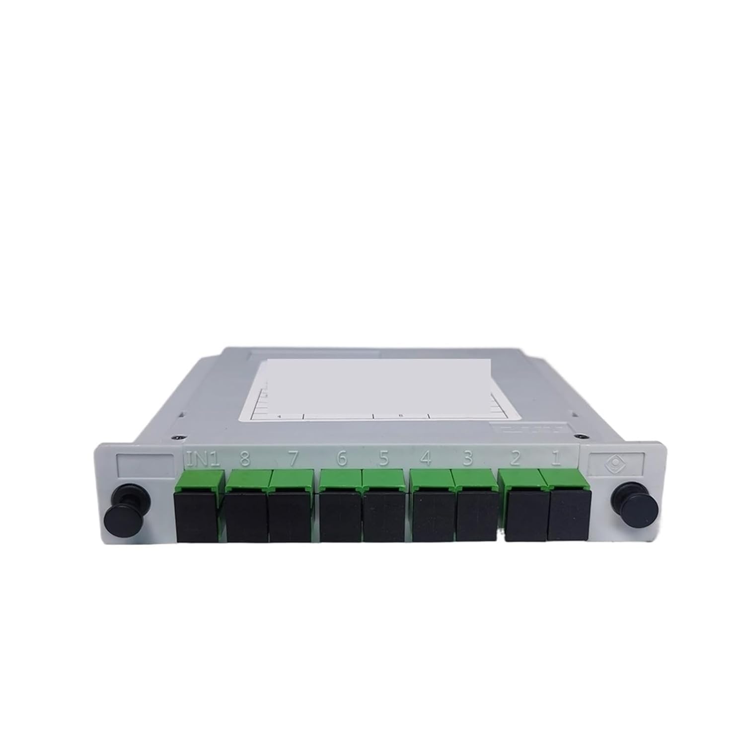 Fiber Optic Splitter 1X2 1X4 1X8 1X16 1X32 SC APC Plug-in(1X8 SC APC)