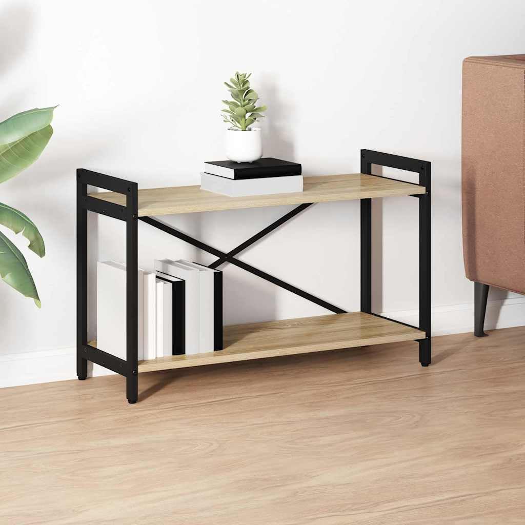 Libreria in rovere Sonoma, 80 x 30 x 50 cm, in legno