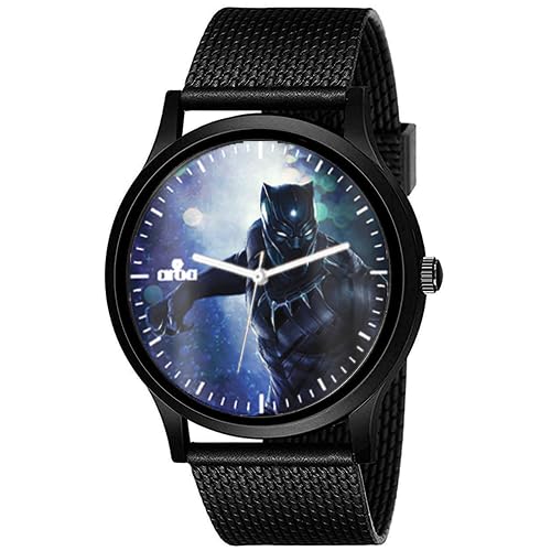 See full amazon price history chart for AROA Watch New Watch for Black Panther Ready for The Fight Model : 925 Black Metal Type Analog Black Strap Watch Blue Dial for Men Stylish Watch for Boys- AROA Watch New Watch for Black Panther Ready for The Fight Model : 925 Black Metal Type Analog Black Strap Watch Blue Dial for Men Stylish Watch for Boys- (B0CDM3XQ64) Amazon Price History, Amazon Price Tracker