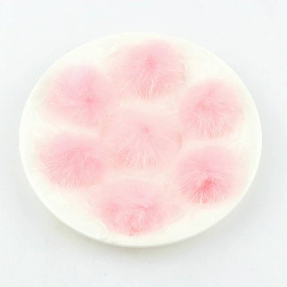 Pompons souples 40 mm boules moelleuses 4 cm accessoires DIY épingles à cheveux