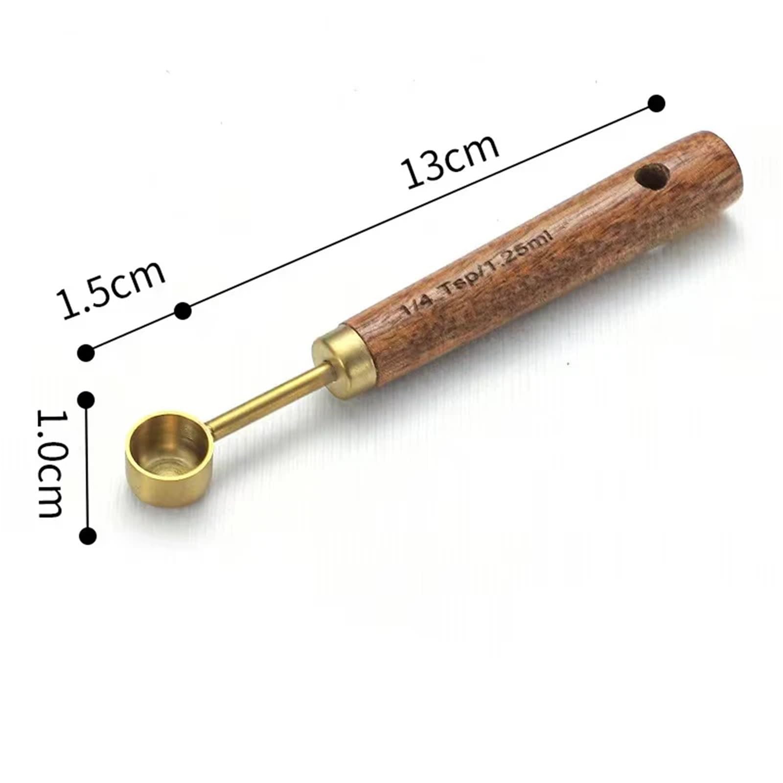 8 unid/set mango de madera tazas cucharas for medir