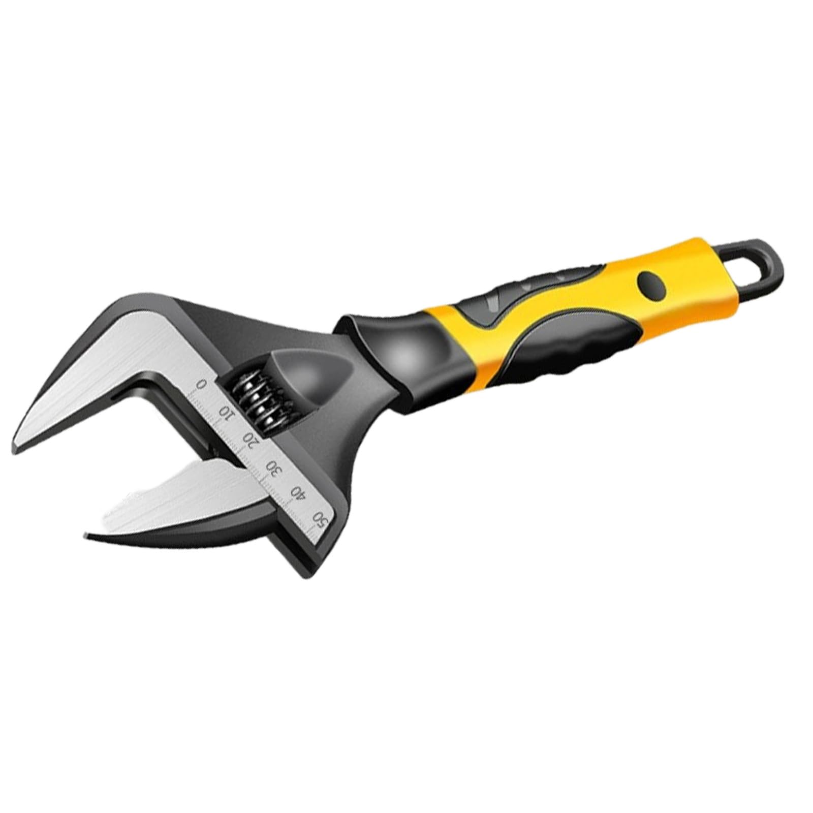 Spanner with Large Jaw High Strength Alloy Steel Wrenches for Automotive and Plumbing Use Adjustable Wrenches