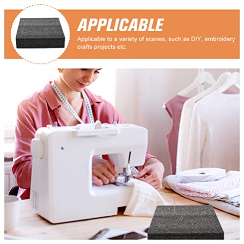 Image of EXCEART Wool Felt Material 3pcs Foam Needle Felt Pad Pin Cushion Mat Holder Craft Tool Pad Sponge Needle Felting Pad Poke DIY Material Sided Wool Felting Mat Felt Work Station