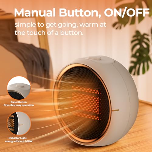 Calefactor Eléctrico Portátil Cerámico 120V miniatura 7