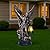 St Michael The Archangel Solar Outdoor Garden Decor Statues–12 in Miguel Arcangel Statue Solar Outdoor Sculptures for Outside Yard Patio Balcony Front Lawn Decor
