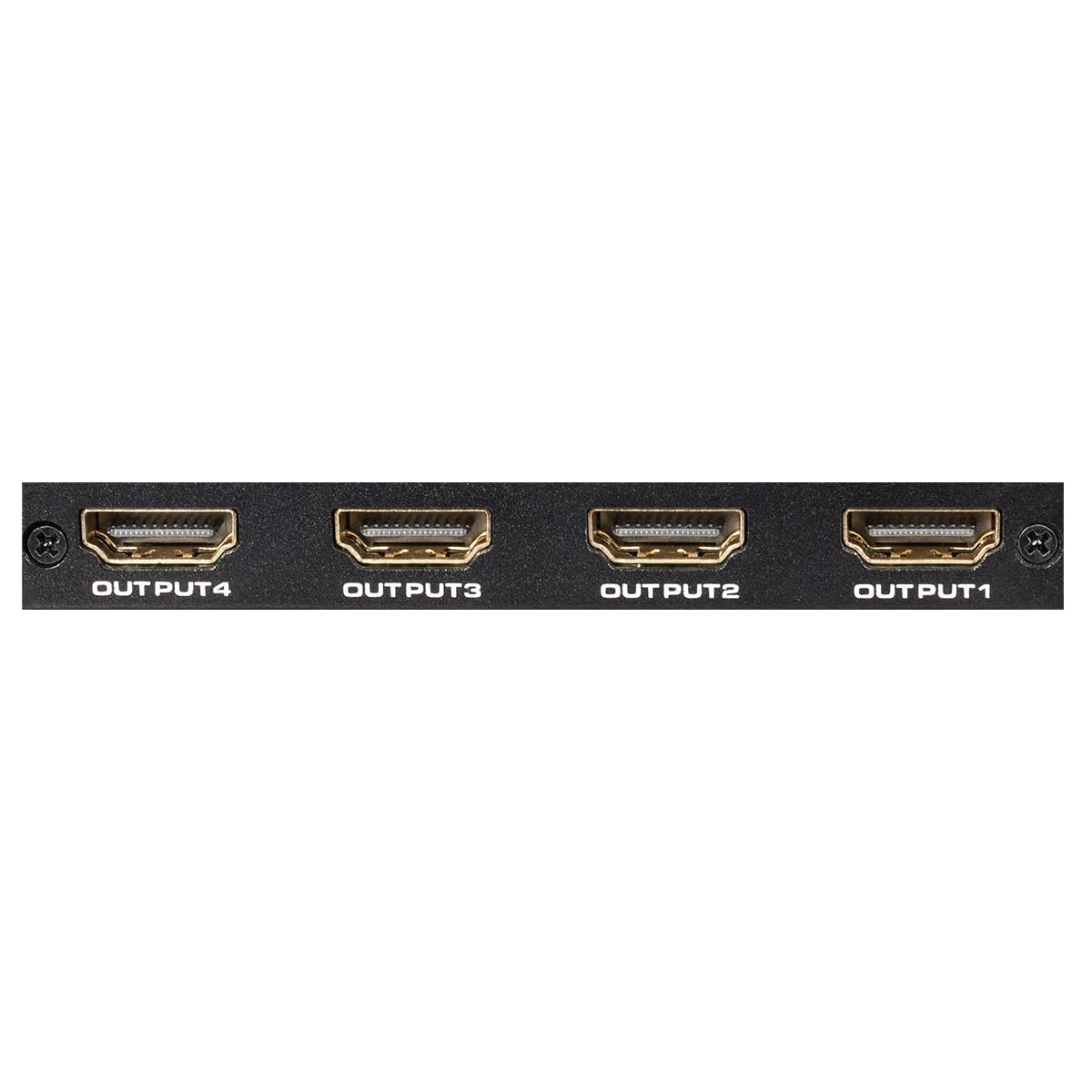MAXTRACK Splitter HDMI 8K 1in4out - CS26-4L, switch HDMI con gestione intelligente EDID, 8K@60Hz, 4K@120Hz, HDR10+, Dolby TrueHD, Plug & Play, adattatore HDMI per 4 monitor o TV