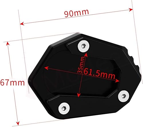 Miniatura 7 de CNC aluminio Motorcycle Kickstand Side Stand Extension Foot Pad Support for BMW F850GS F 850 GS F750GS F850 GS F 750 GS 2018-2022 (Color  F850GS ADV