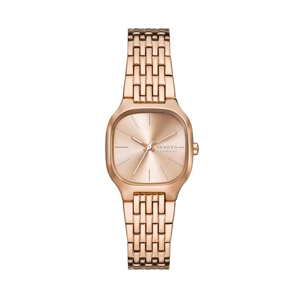 Skagen Mellem Lille Watch for Women, Quartz Three Hand Movement with Stainless Steel Strap
