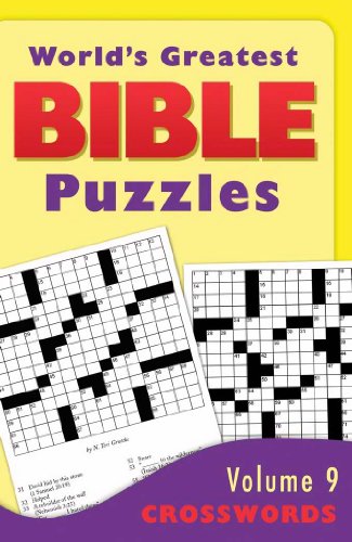 World's Greatest Bible Puzzles: Crosswords, Vol. 9