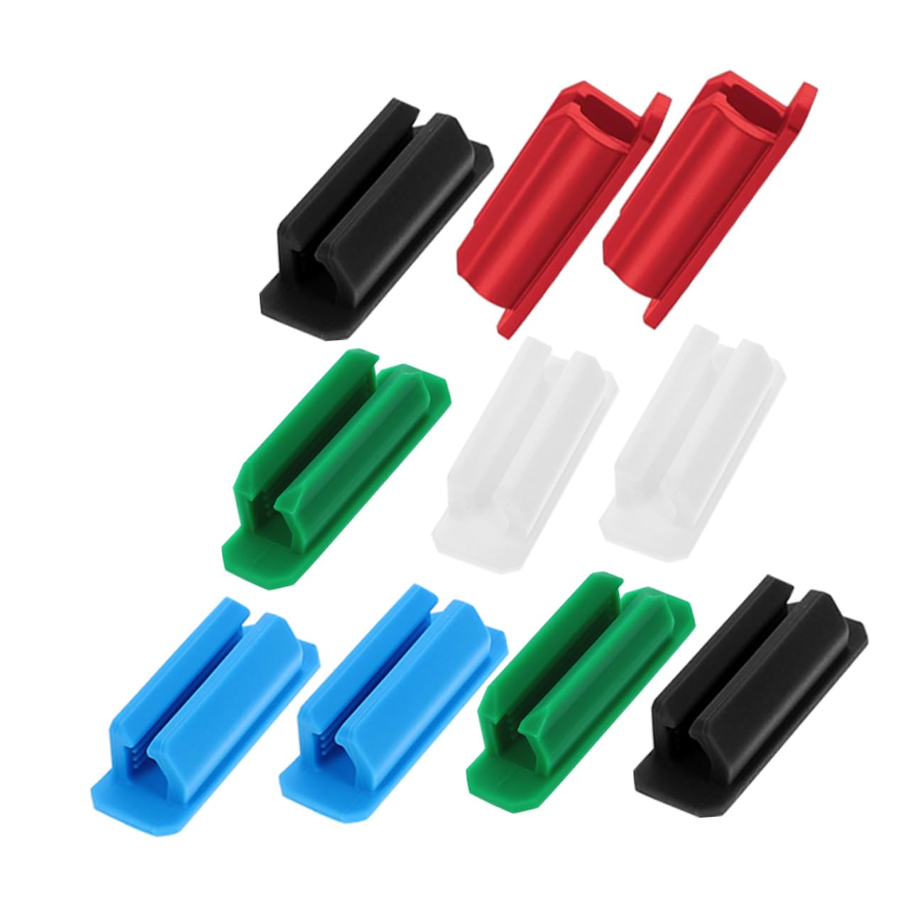 HOMSFOU 4 Sätze Stifthalter Selbstklebender Stift Organizer Für Den Schreibtisch Schulklammern Schreibwaren Bleistifthalter Für Den Schreibtisch Desktop Stiftklammer 10 Stück * 4